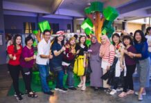 吉华K校教师宴环保布置 充满爱心创意